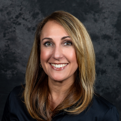 Smiling woman in professional business attire