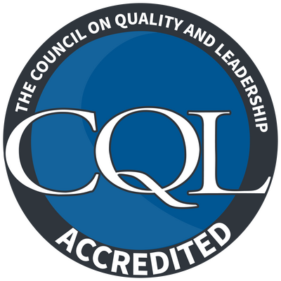 Accredited by CQL, the Council on quality and leadership