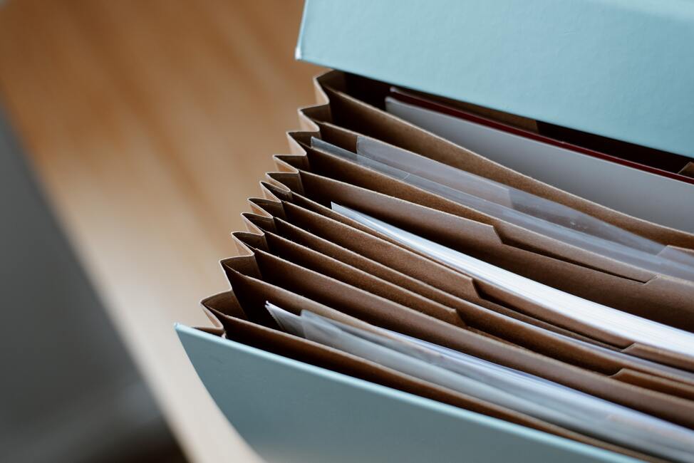 Compliance policies open file folder