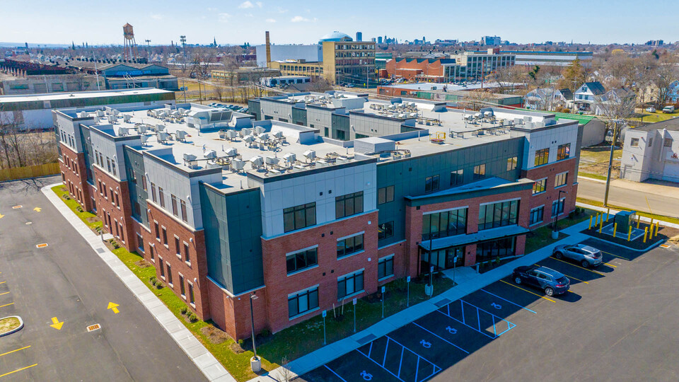Aerial view of Mt. Olive Senior Manor