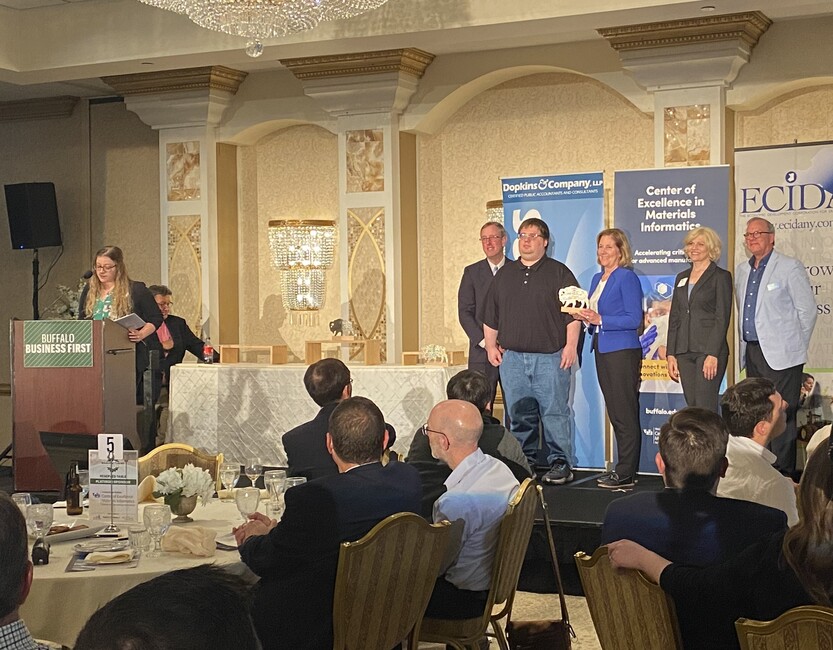 Contract Manufacturing team was honored to receive a 2023 Manufacturing Award from Buffalo Business First in the Workforce Innovation and Training Category.