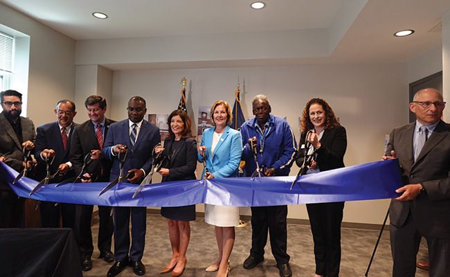 Cutting the Ribbon at People Inc.'s Folwell Senior Apartments