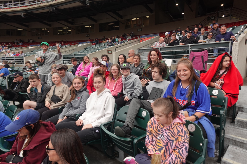 Cheering on the Buffalo Bisons at Sahlen Field
