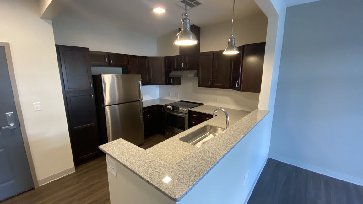 People Inc. Jefferson Avenue Apartments: Kitchen