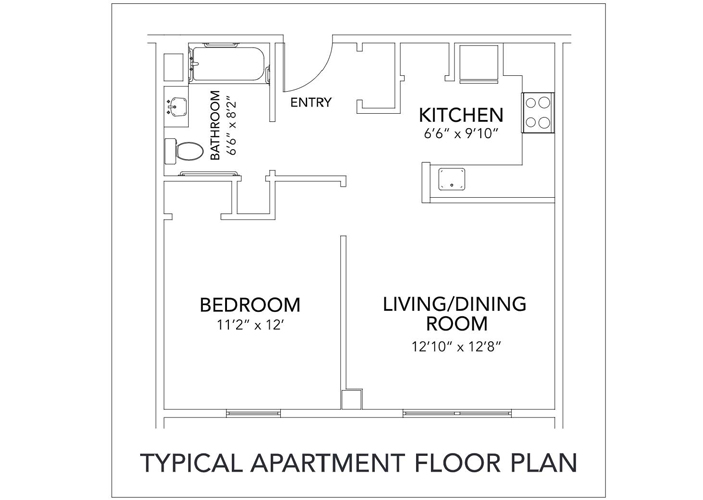 Senior Living Floor Plan