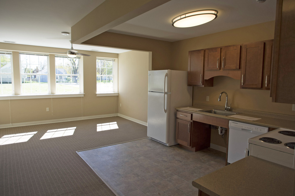 Kitchen & Living Room